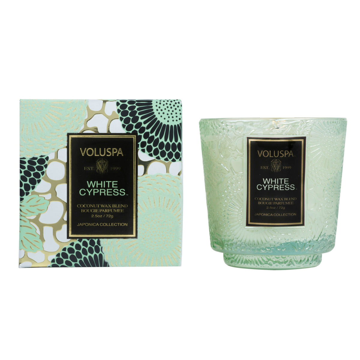 White Cypress - Petite Pedestal Candle - 4