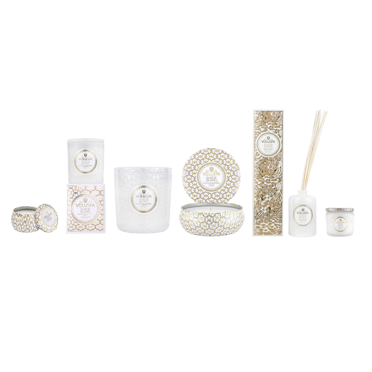Suede Blanc - Mini Tin Candle - 6