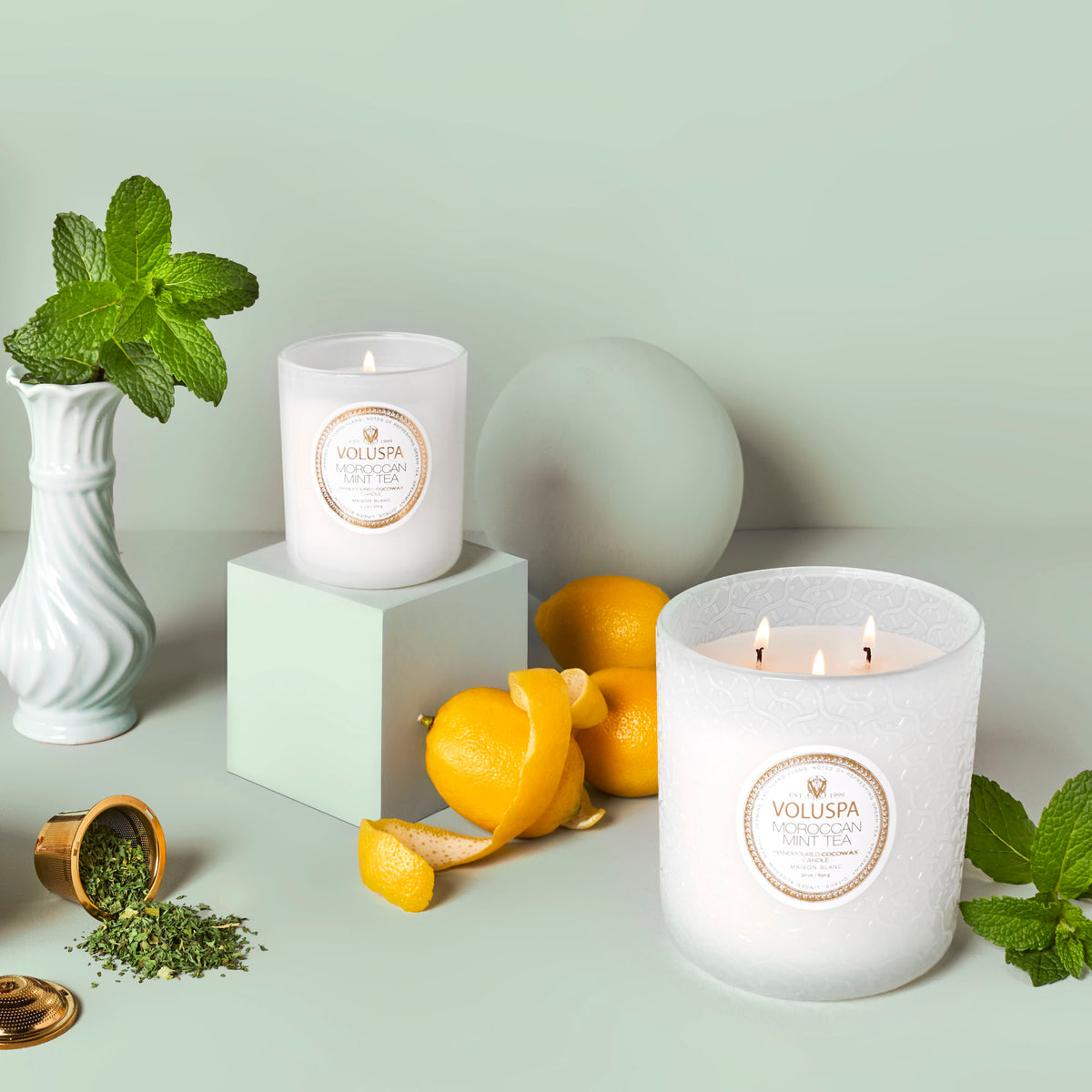Moroccan Mint Tea - Luxe Candle - 2
