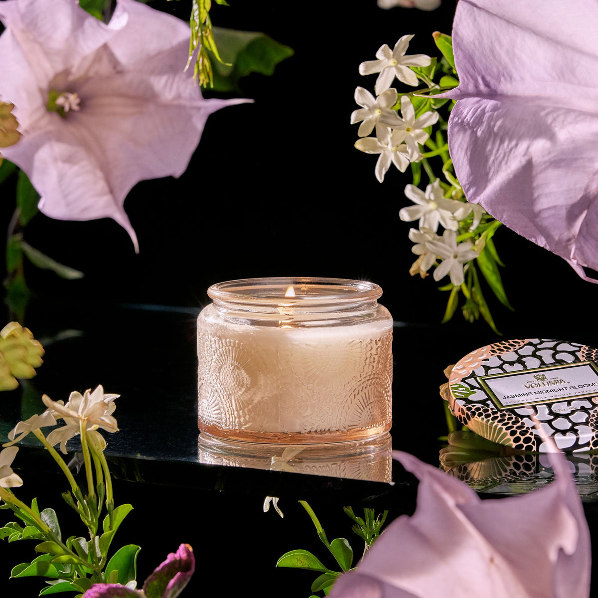 Jasmine Midnight Blooms - Petite Jar Candle - 3