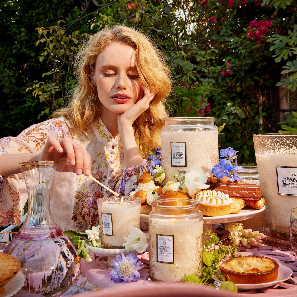 Jasmine Midnight Blooms - Luxe Jar Candle - 2