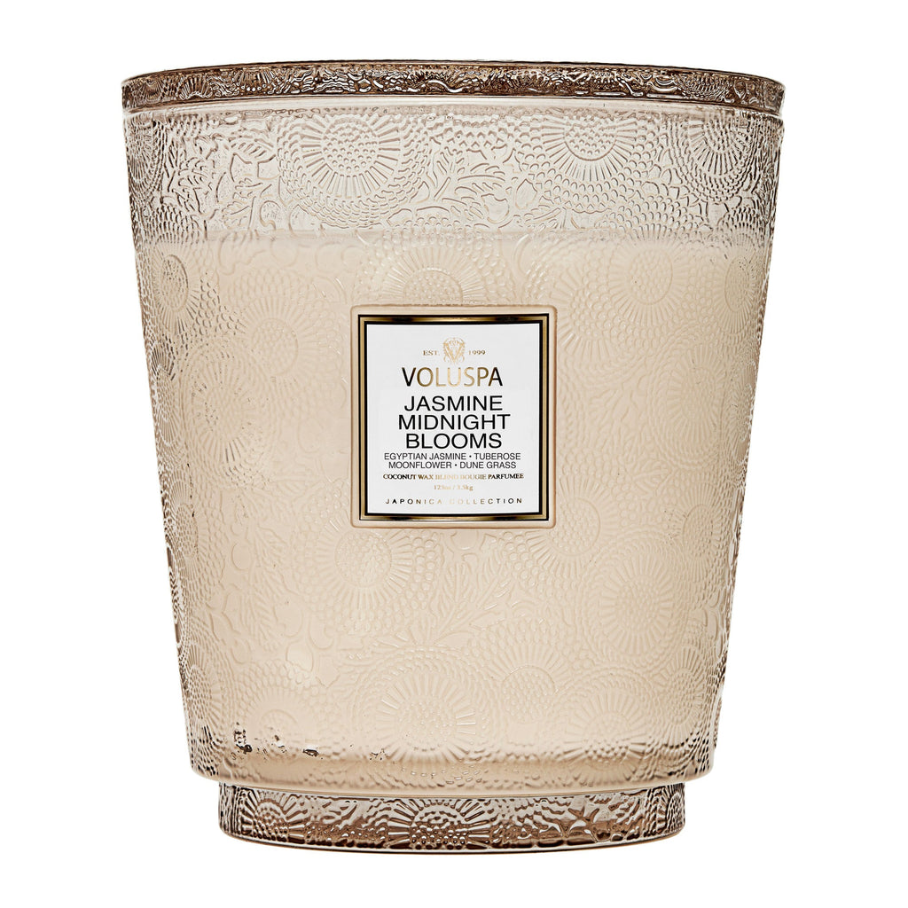 Jasmine Midnight Blooms - 5 Wick Hearth Candle Zoom - 1