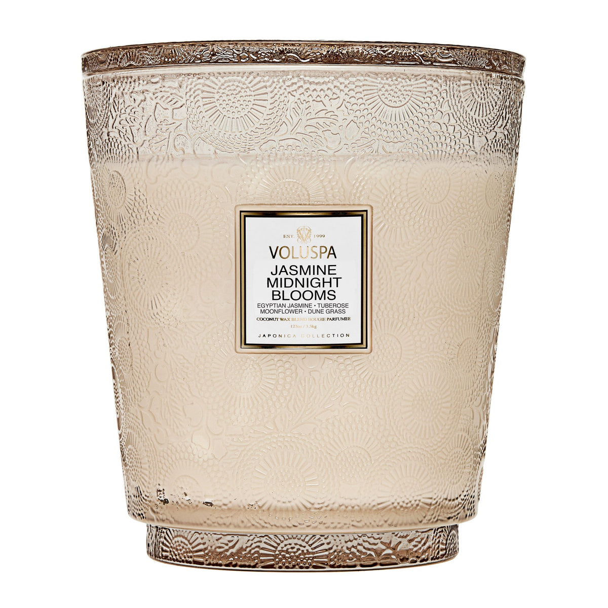 Jasmine Midnight Blooms - 5 Wick Hearth Candle - 1