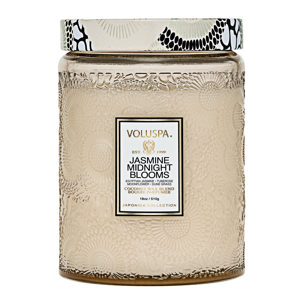 Jasmine Midnight Blooms - Large Jar Candle Zoom - 5