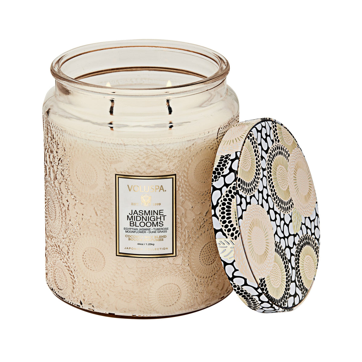 Jasmine Midnight Blooms - Luxe Jar Candle - 1