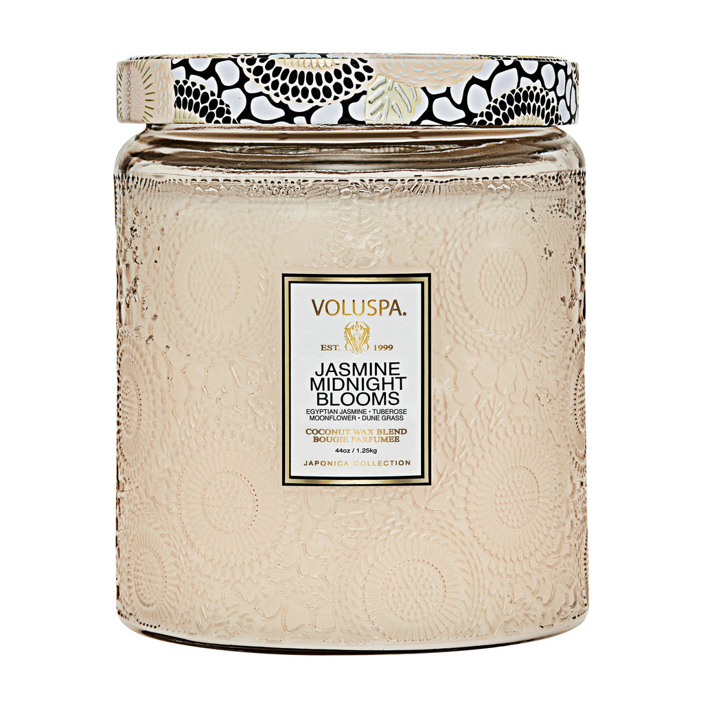 Jasmine Midnight Blooms - Luxe Jar Candle Zoom - 5