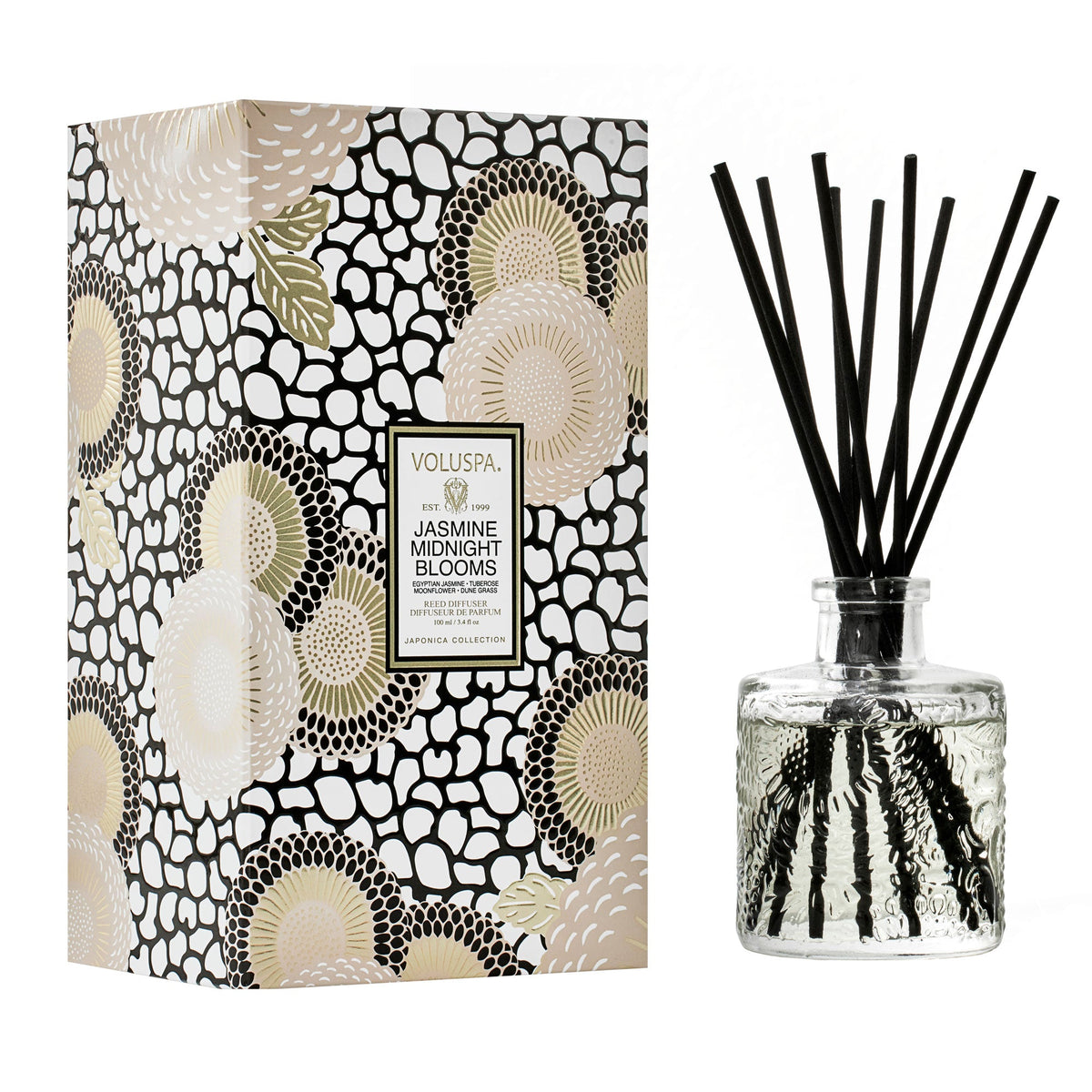 Jasmine Midnight Blooms - Reed Diffuser - 4