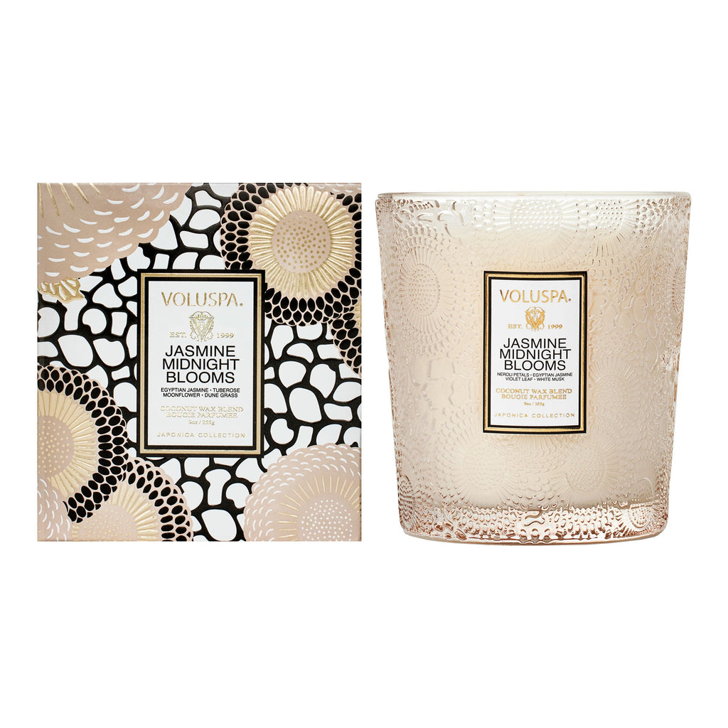 Jasmine Midnight Blooms - Classic Candle Zoom - 1
