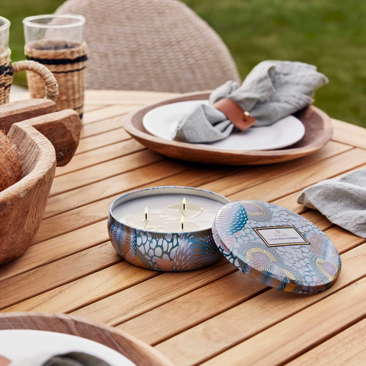 California Summers - 3 Wick Tin Candle - 2