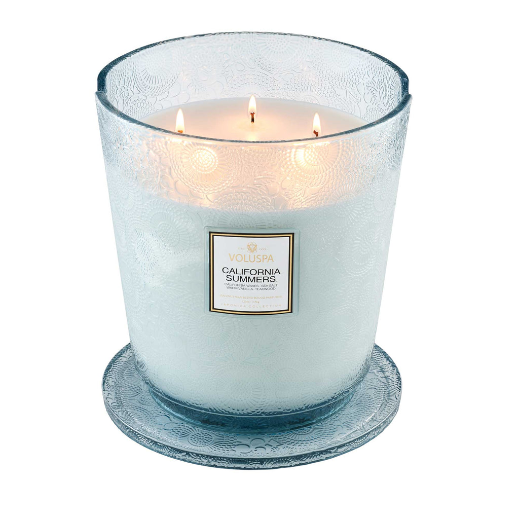 California Summers - 5 Wick Hearth Candle Zoom - 3