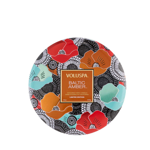 XXV Anniversary Baltic Amber - 3 Wick Tin Candle