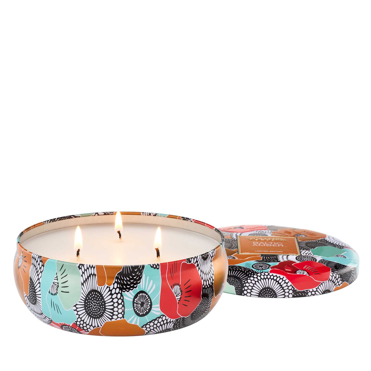 XXV Anniversary Baltic Amber - 3 Wick Tin Candle - 3