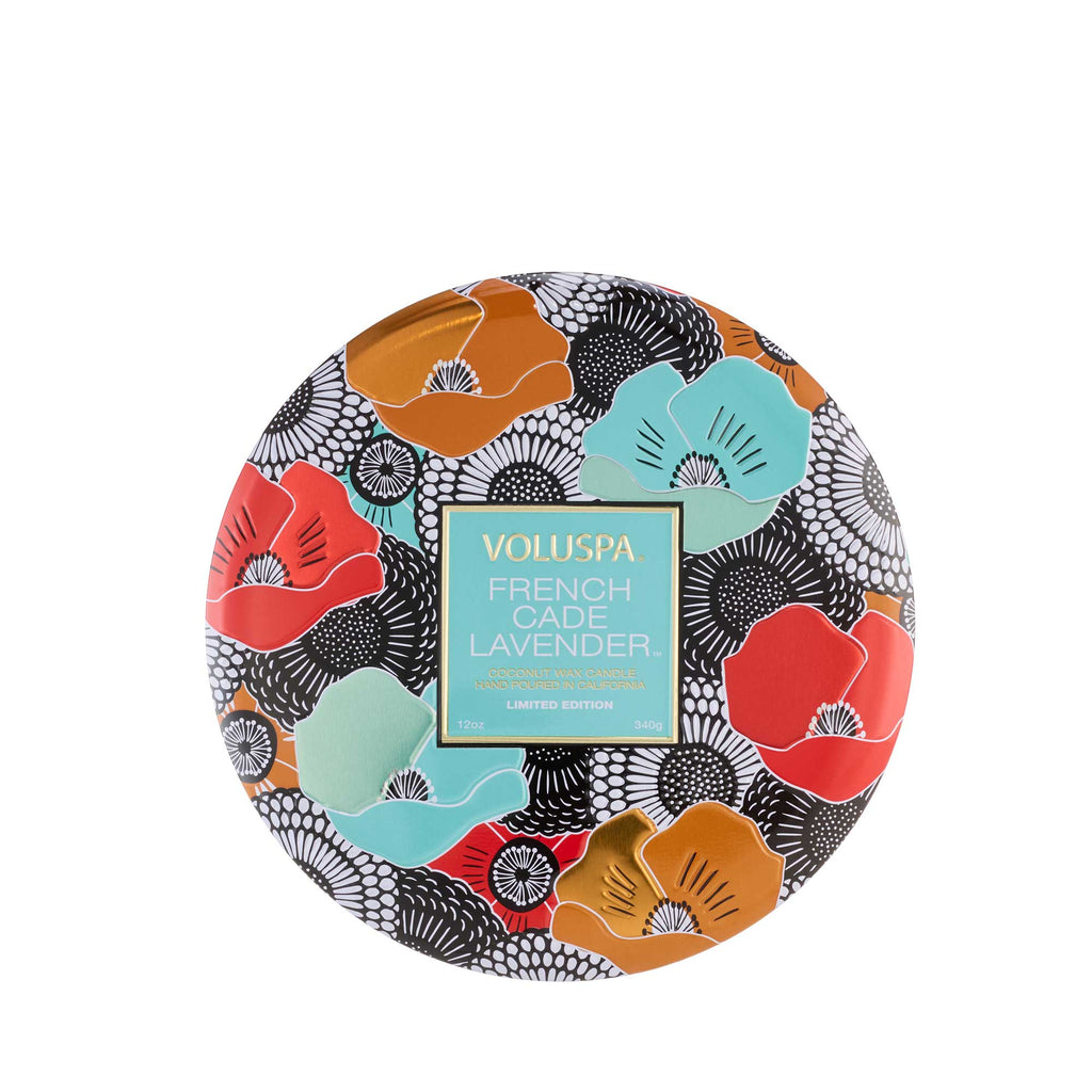 XXV Anniversary French Cade Lavender - 3 Wick Tin Candle Zoom - 1