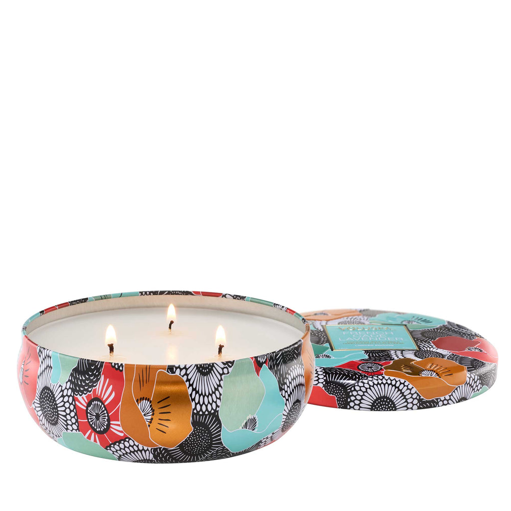 XXV Anniversary French Cade Lavender - 3 Wick Tin Candle Zoom - 3