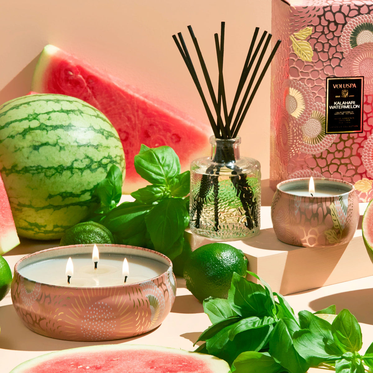 Kalahari Watermelon - 3 Wick Tin Candle - 3
