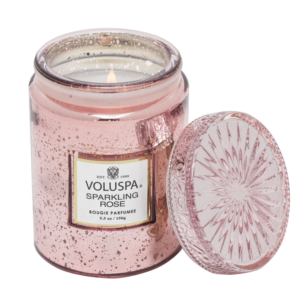 Sparkling Rose - Small Jar Candle Zoom - 1