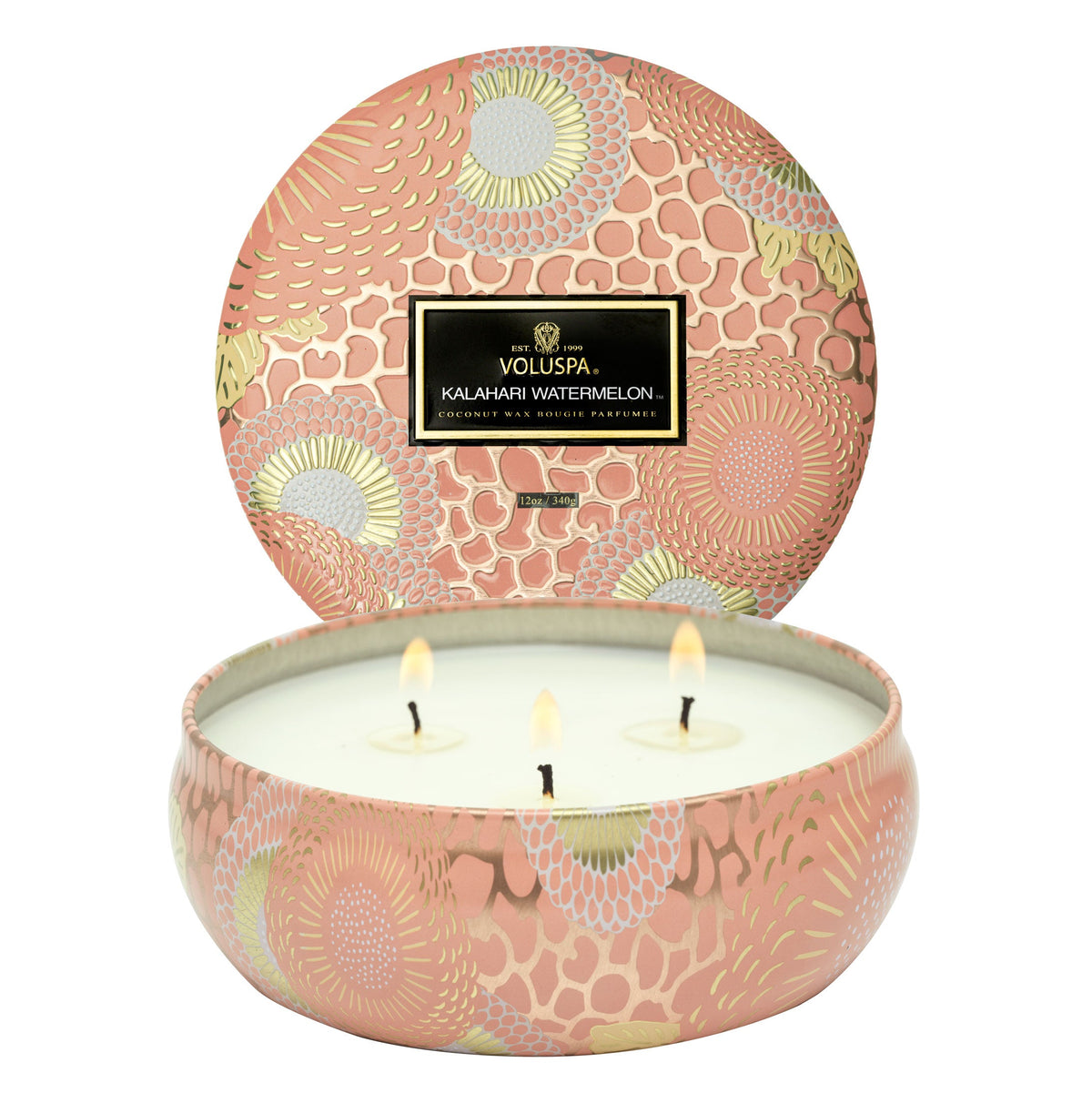Kalahari Watermelon - 3 Wick Tin Candle - 5