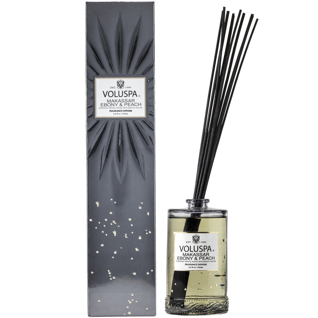 Makassar Ebony & Peach - Reed Diffuser Zoom - 1