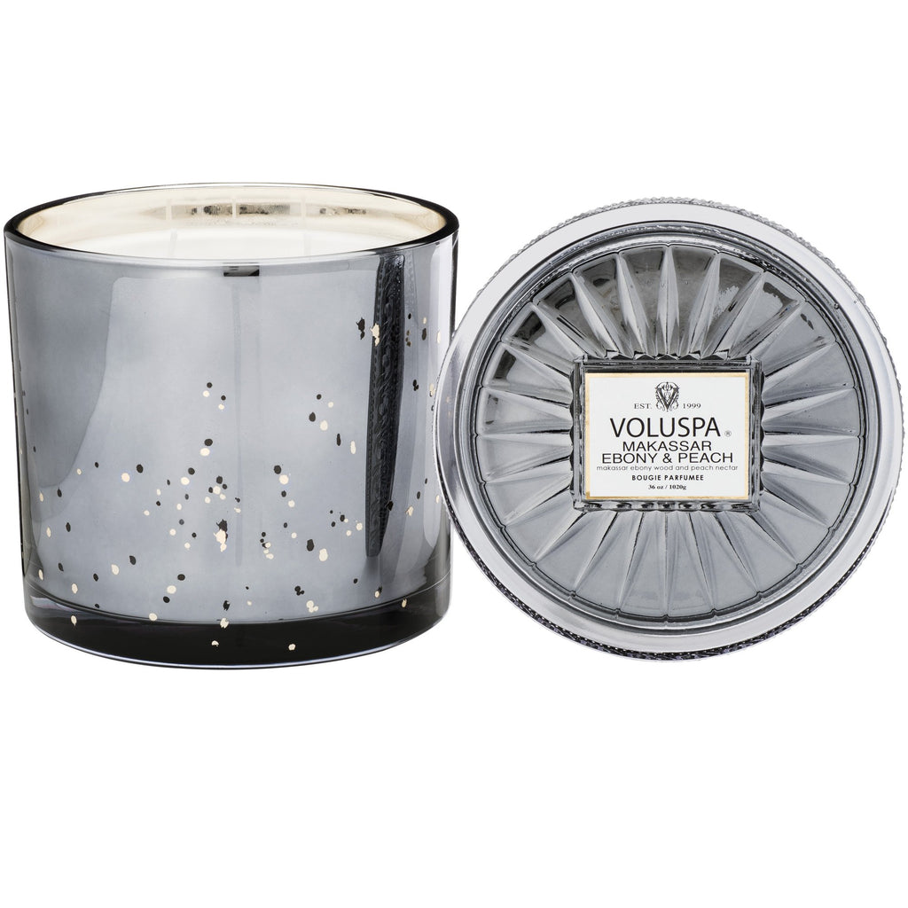 Makassar Ebony & Peach - 3 Wick Grande Maison Candle Zoom - 1