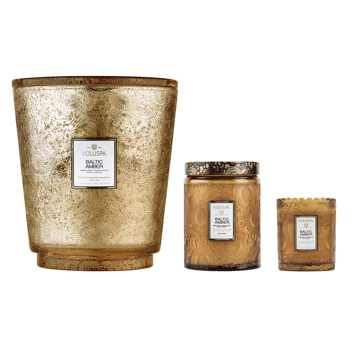 Baltic Amber - 5 Wick Hearth Candle - 2