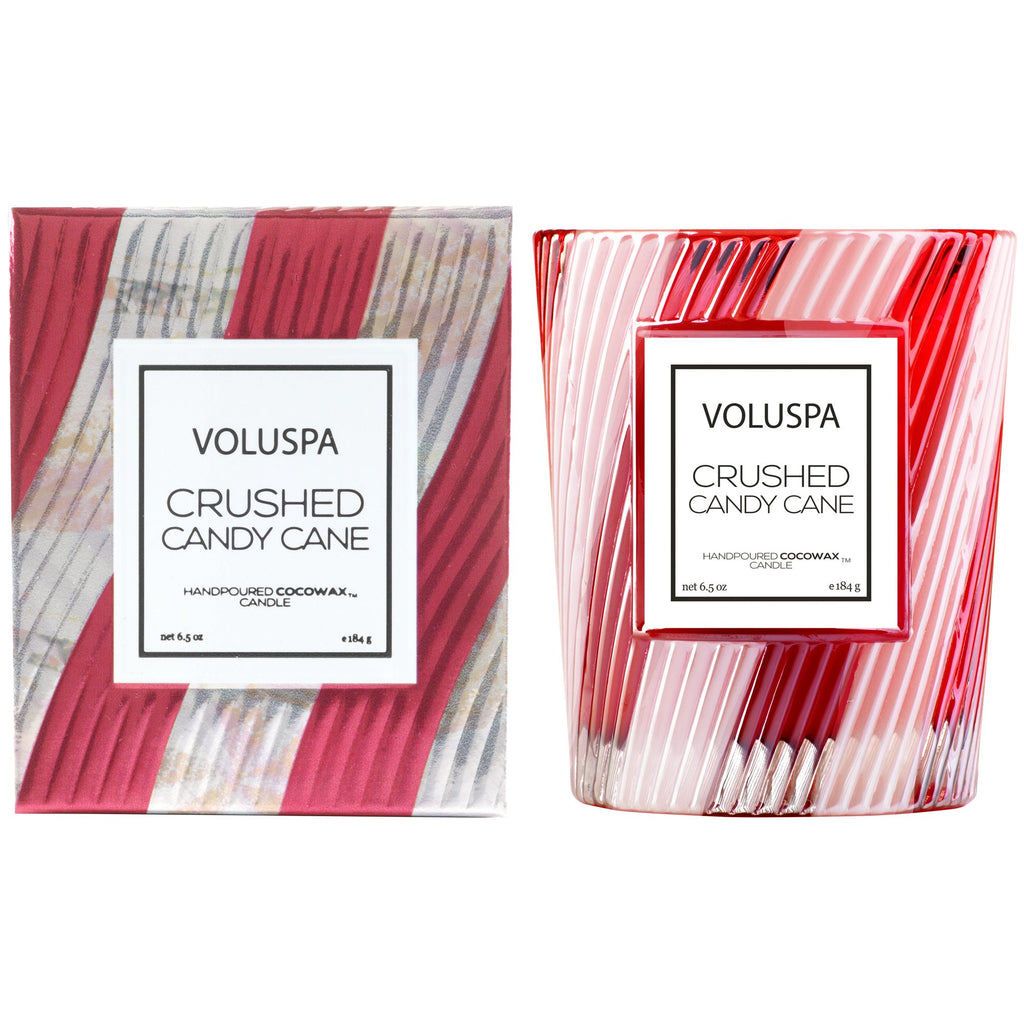 Crushed Candy Cane - Limited Edition Classic Candle Zoom - 2