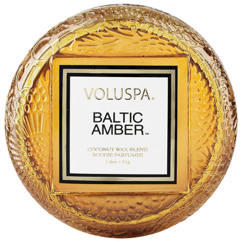 Baltic Amber - Macaron Candle