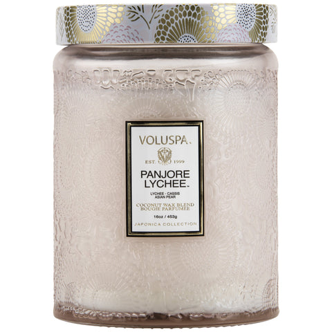 Panjore Lychee - Large Jar Candle