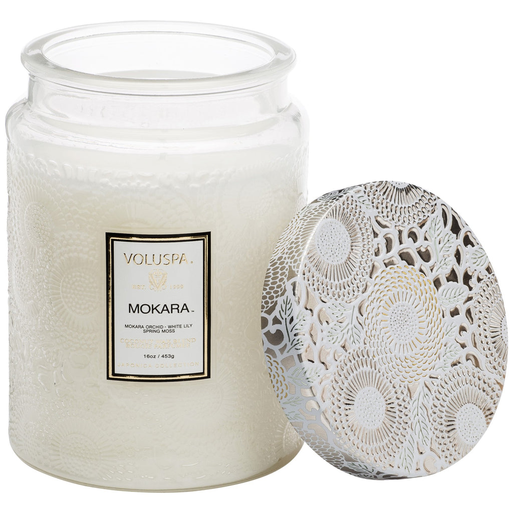 Mokara - Large Jar Candle Zoom - 2