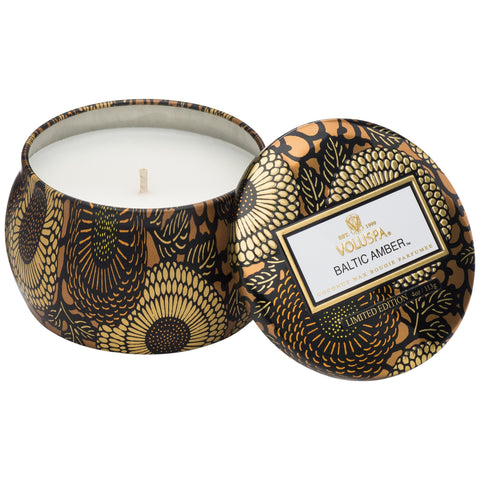 Baltic Amber - Mini Tin Candle