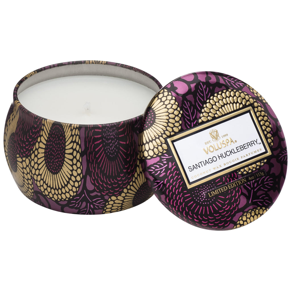 Santiago Huckleberry - Mini Tin Candle Zoom - 1