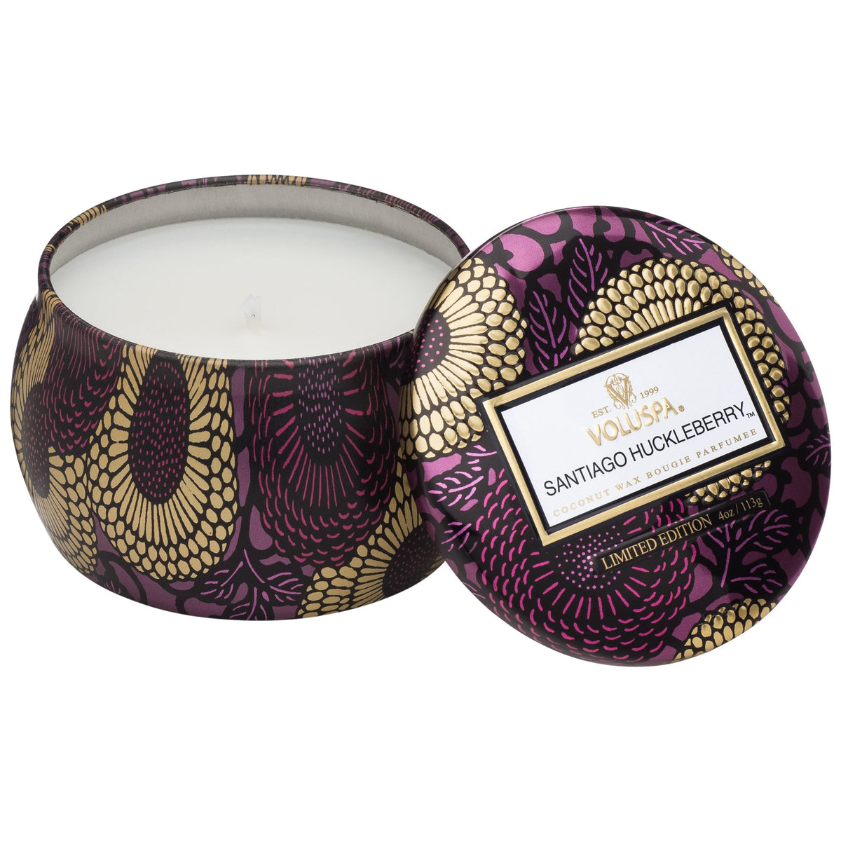 Santiago Huckleberry - Mini Tin Candle - 1