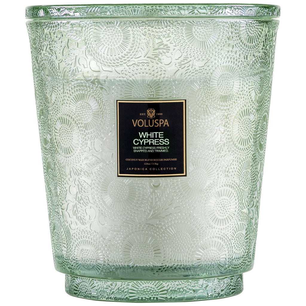 White Cypress - 5 Wick Hearth Candle Zoom - 1