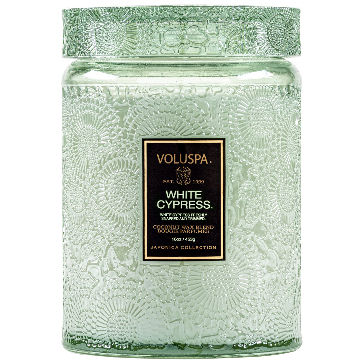 White Cypress - Large Jar Candle - 1